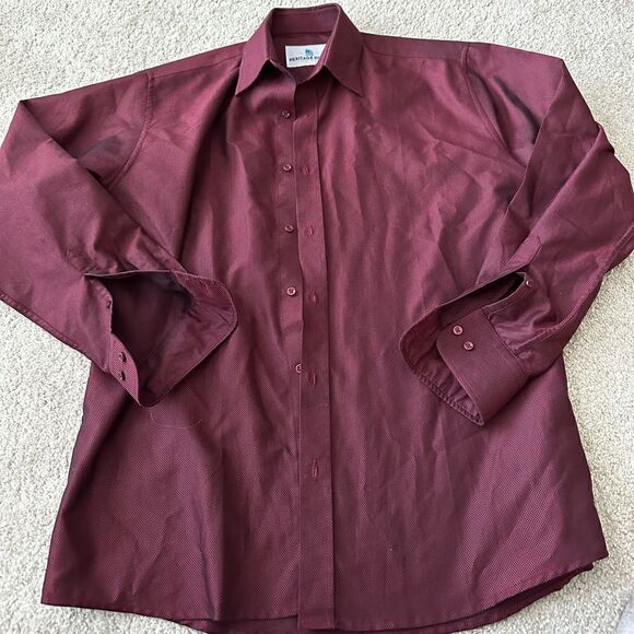 Heritage House red men’s button down - Picture 1 of 2